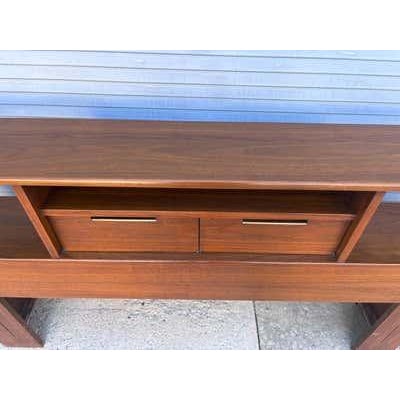Cavalier Queen Size Headboard, Walnut, Mid-20th Century, 1958, USA For Sale - Image 10 of 11