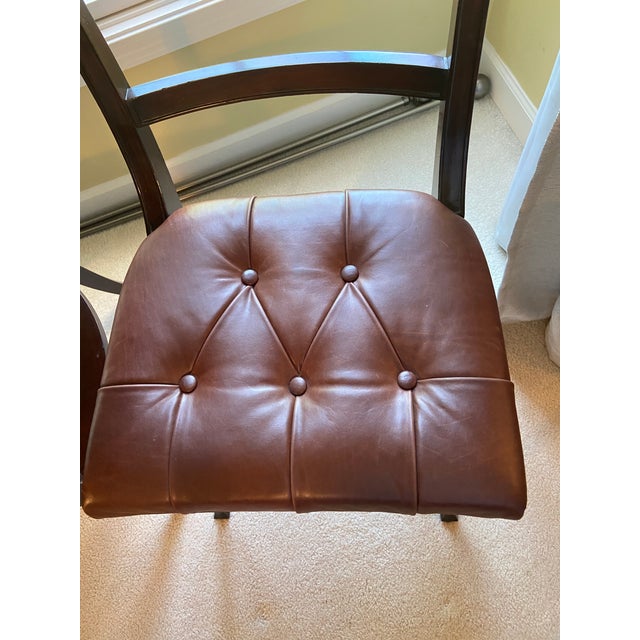 2000 - 2009 Hendredon Hanover Side Chairs - a Pair For Sale - Image 5 of 10