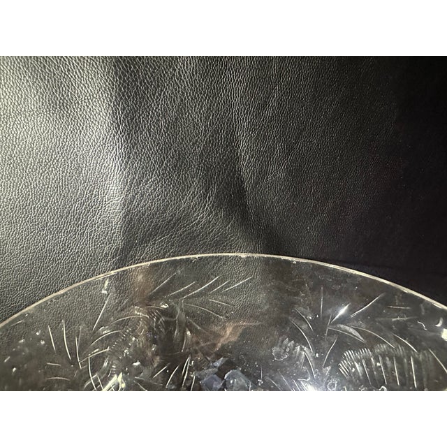 Glass Early 20th Century Paisley by Rock Sharpe Finger Bowls- Set of 5 For Sale - Image 7 of 11