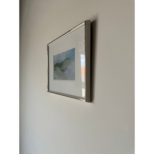 1980's Rosenthal Expressionist Style Landscape Painting, Framed For Sale - Image 4 of 12