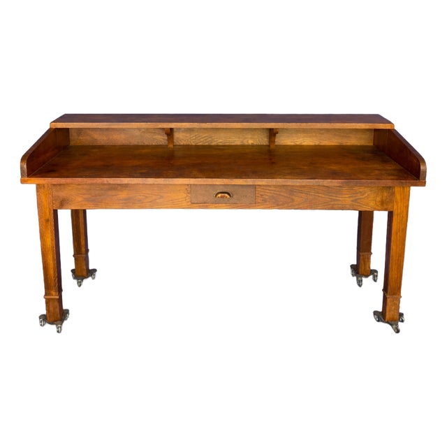 Mid 20th Century Postal Sorting Desk For Sale