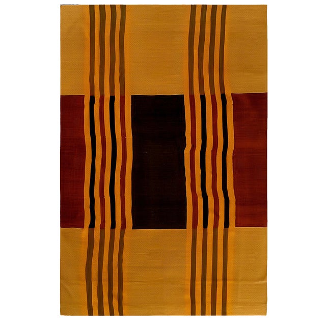 Pine Modern Rectangular Rug by Tapis Studio for Hommés Studio For Sale