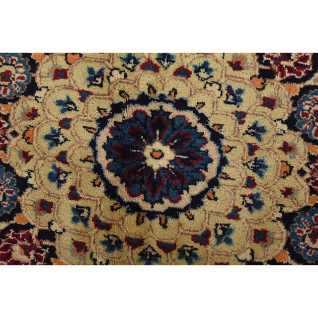 Red 1980s Kashmar Rug 10′ X 12’11” Red Wool Traditional Hand-Knotted Oriental Carpet For Sale - Image 8 of 15