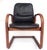Mid-Century Modern Armchairs in Bentwood and Leather, 1960s, Set of 3 For Sale - Image 4 of 18