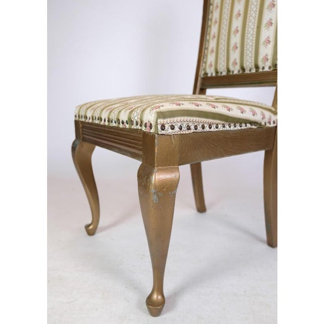 Wood Vintage Rococo Chair in Glit Wood, 1930s For Sale - Image 7 of 12