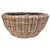 Artifacts Rattan Round Belly Planter with Black Plastic Insert, Natural, 28.50" For Sale In Houston - Image 6 of 12