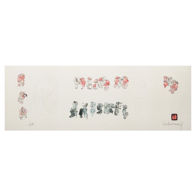 Lebadang Figure Studies Lithograph With Intaglio For Sale