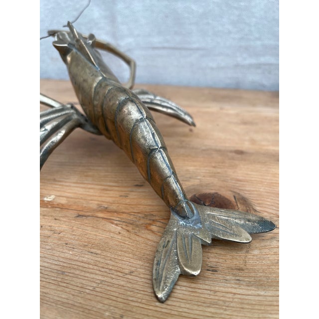 Brass Lobster Figurine For Sale - Image 12 of 14