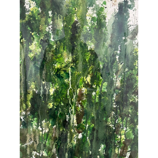 Circa 1936 Artist Fuimark Watercolor Painting For Sale - Image 10 of 12