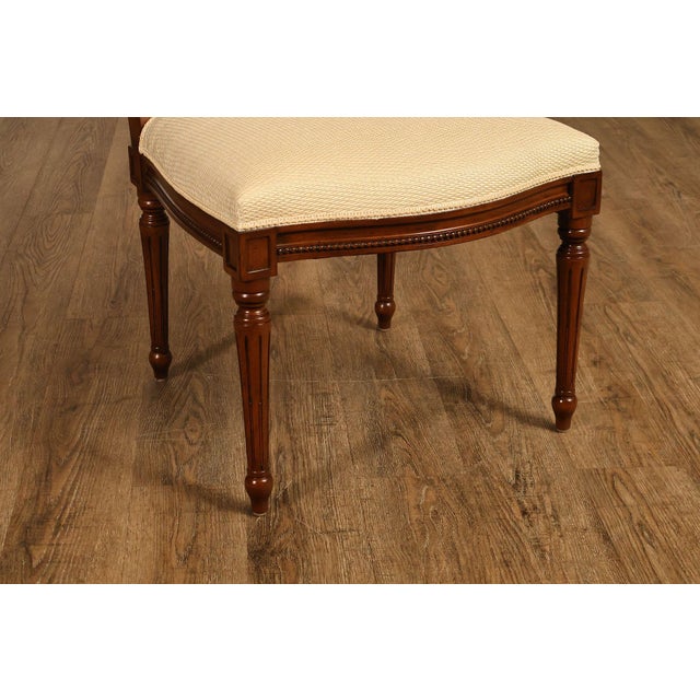 Louis XVI Style Set Of 16 Oval Back Dining Chairs For Sale - Image 11 of 18