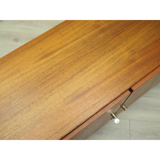 Orange Danish Teak Cabinet, 1970s For Sale - Image 8 of 15