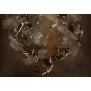 Heaven by Mariska Karto | Photograph on aluminum depicting ethereal figures among clouds. For Sale