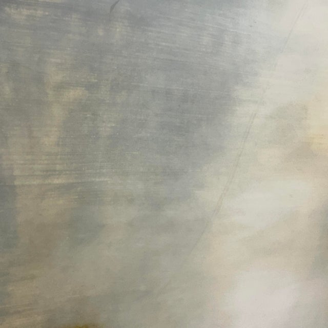 Hiro Yokose Landscape Painting Oil Wax Encaustic Signed Dated 2001 #3448 19 X 19 For Sale - Image 9 of 18