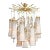 Mazegga Murano Swirl Chandelier For Sale