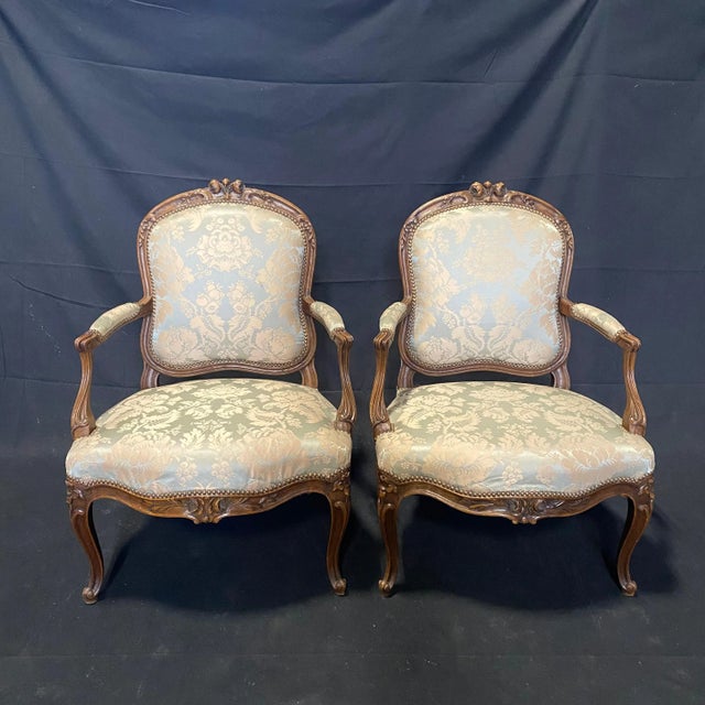 Wood 19th Century Highly Carved Armchairs from South of France - Set of 4 For Sale - Image 7 of 13