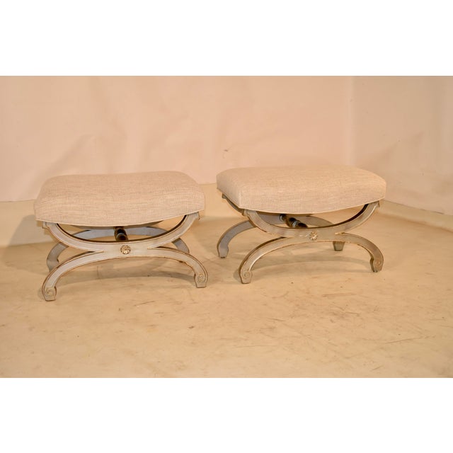 Pair of Hollywood Regency Style Benches, Circa 1960's For Sale - Image 12 of 13