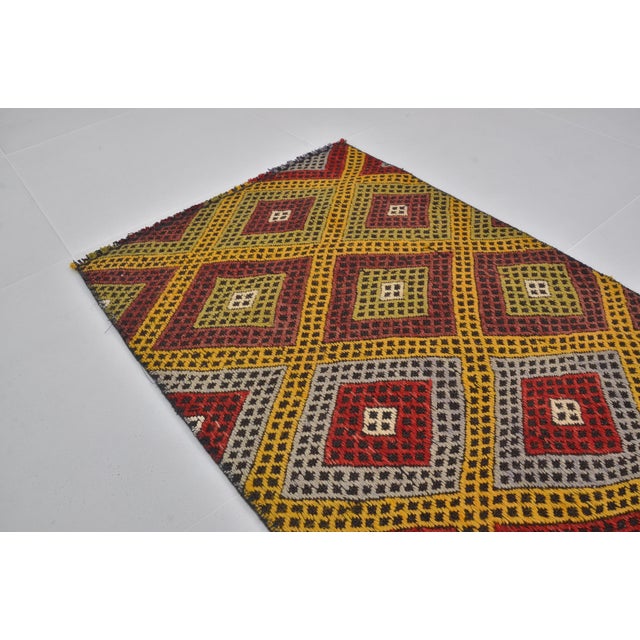 Vintage Small Decorative Rug For Sale In Phoenix - Image 6 of 7