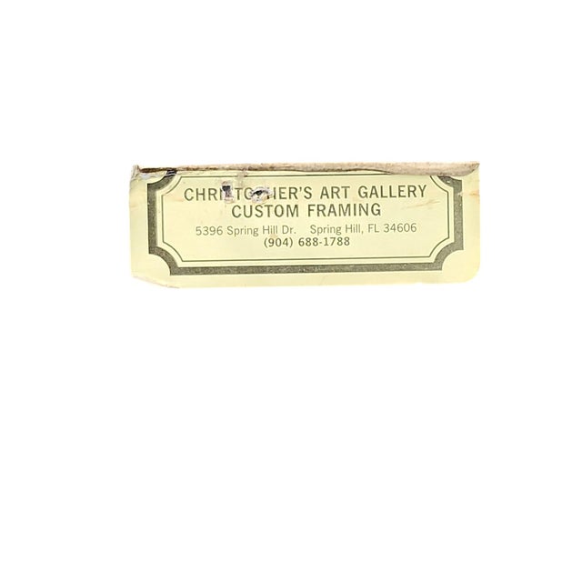 1970s Vintage Oil on Canvas - Portrait of a Gentleman - Artist Signed Darry For Sale - Image 5 of 6