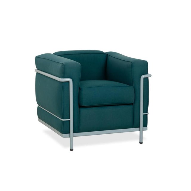 Bauhaus LC 2 Fabric Chairs by Le Corbusier for Cassina, Set of 2 For Sale - Image 3 of 18