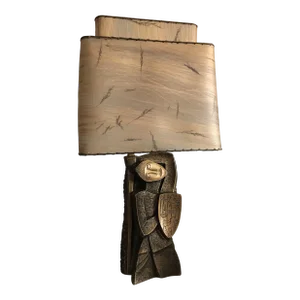 1950s Mid-Century Brutalist Weinberg Style Lamp