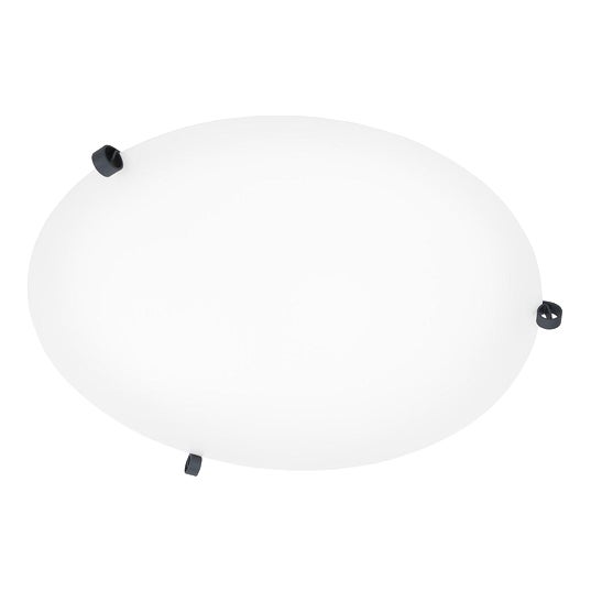 Scandinavian Modern Ögla Ceiling Lamp in Gray Acrylic For Sale