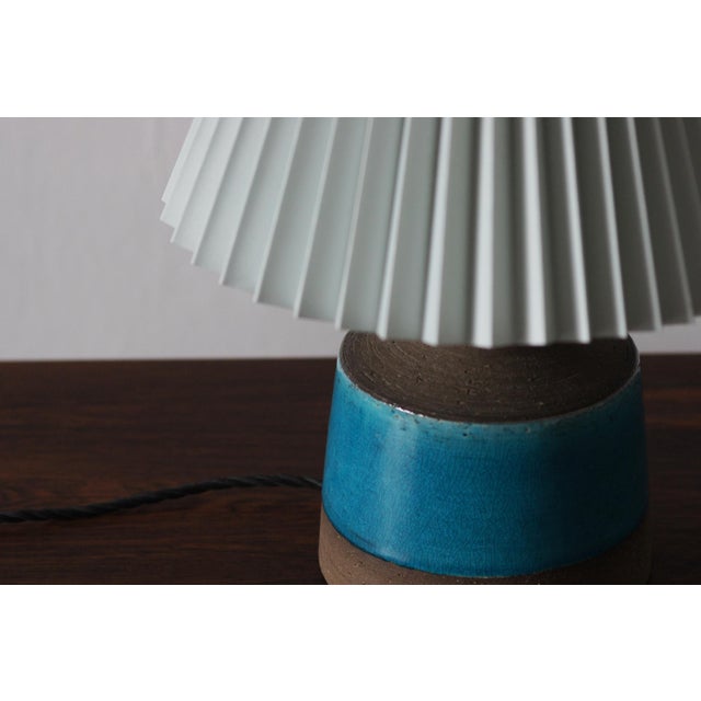 Vintage Ceramic Table Lamp, Denmark, 1960s For Sale - Image 4 of 6