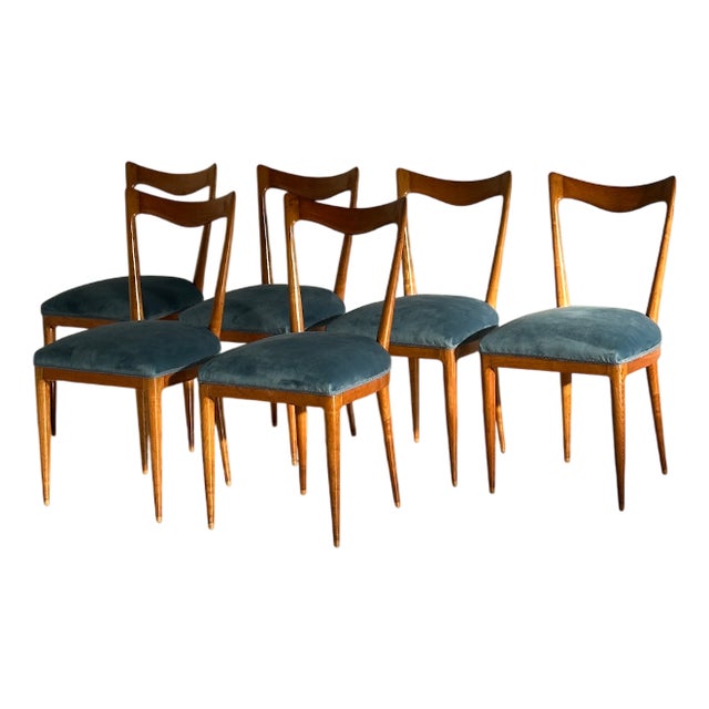 Dining Chairs, 1950s, Set of 6 For Sale