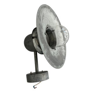 Mid-Century Scandinavian Metal Outdoor Wall Lamp by Louis Poulsen, 1950s For Sale