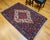 Vintage Persian Senneh Kilim Rug, Handwoven Wool & Cotton, Medallion Pattern, Navy & Ivory, 4x6 For Sale - Image 16 of 16