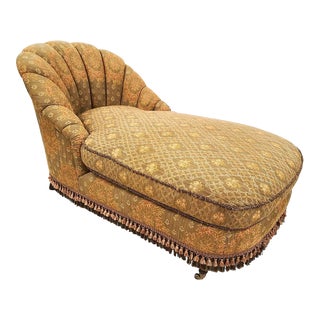 French Floral Roses Chaise Lounge by Carol Hicks Bolton for E J Victor For Sale