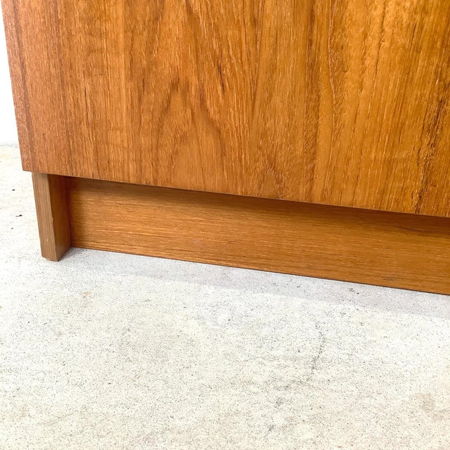 Scandinavian Modern Teak Bookcase Cabinet For Sale - Image 16 of 18