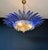 Murano Pendant Light with Palmette and Blue Glasses, 1990 For Sale - Image 16 of 18