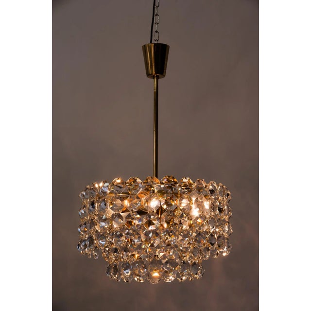Viennese Crystal Chandelier, 1960s For Sale - Image 6 of 16
