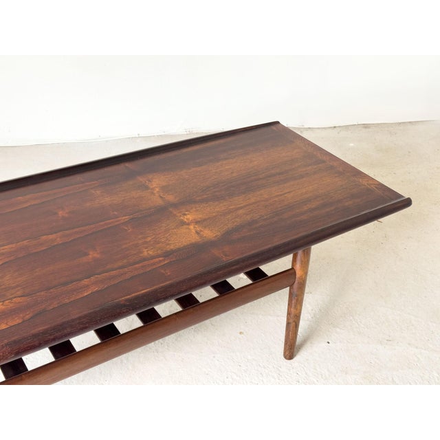 Danish Rosewood Coffee Table attributed to Svend Aage Eriksen for Glostrup, 1960s For Sale - Image 14 of 18