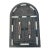 Vintage Moroccan Arch Door Wall Mirror For Sale