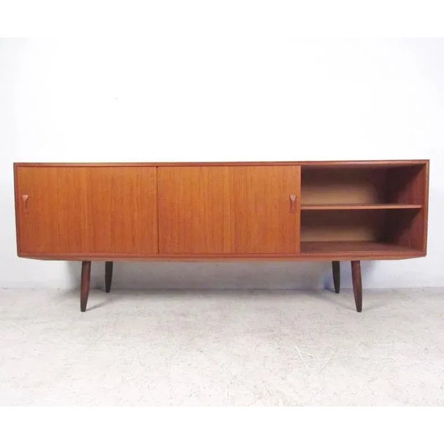 Clausen & Søn Scandinavian Modern Teak Sideboard by Clausen & Søn For Sale - Image 4 of 11