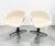 Mid-Century Modern Mid Century Eames for Herman Miller “La Fonda” Parchment Fiberglass Arm & Side Chairs - Set of 4 For Sale - Image 3 of 13