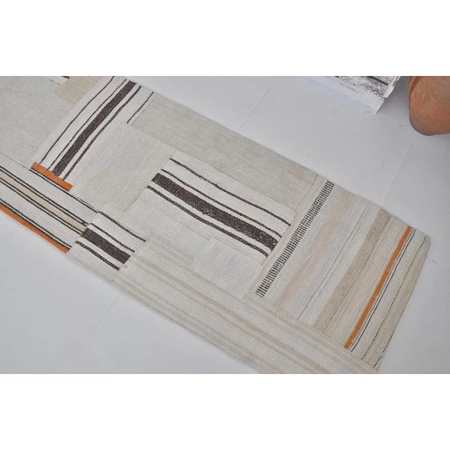 Stripe Tribal Runner Rug, 1960s For Sale - Image 4 of 11