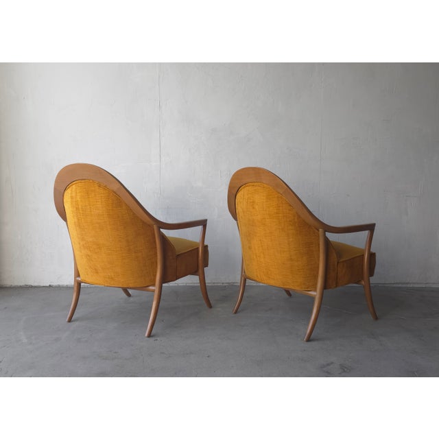 Pair of Mid Century Sabre Leg Lounge Chairs by Widdicomb For Sale In Las Vegas - Image 6 of 9