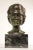 Vintage Bust by Cathy Hopkins (American/Philadelphia, 20th C.), Bronze with Nice Patina Mounted on Marble Base, Inscribed...
