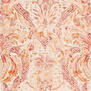 Schumacher X Timothy Corrigan Cap Ferrat Fabric in Sunset