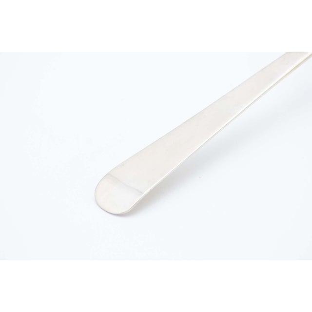 Vintage Silver Soup Ladle For Sale - Image 3 of 4