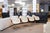 Herman Miller Charles & Ray Eames Herman Miller Tandem 4 Seat Fiberglass Shell Chair Bench For Sale - Image 4 of 8
