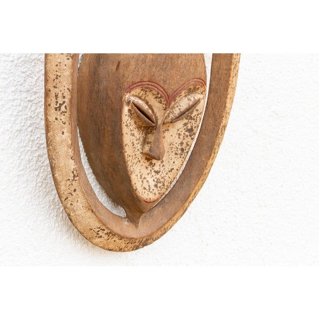 Vintage African Kwele Village Mask For Sale - Image 4 of 6