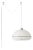 Morelli Pendant Swag Lamp by Nova of California - Mid Century Modern, Lucite Shade, Black Nickel Steel, Dimmable For Sale