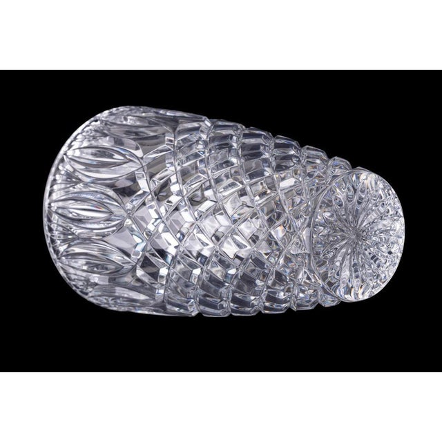 Art Deco Vintage Waterford Crystal Grant Flower Vase 10” For Sale - Image 3 of 5