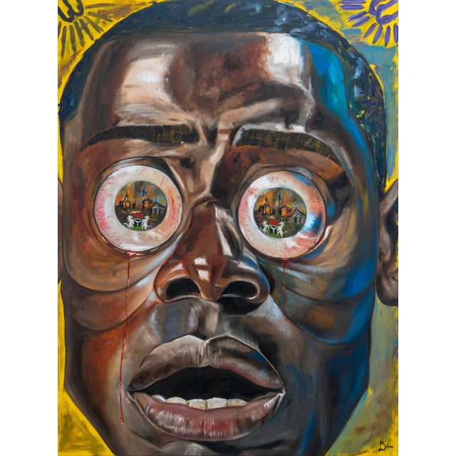 This painting explores insecurities surrounding Nigeria through the lens of perception. Part of the All Seeing series, the...