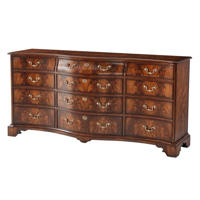 Brown Fine Chippendale Mahogany Dresser For Sale - Image 8 of 8