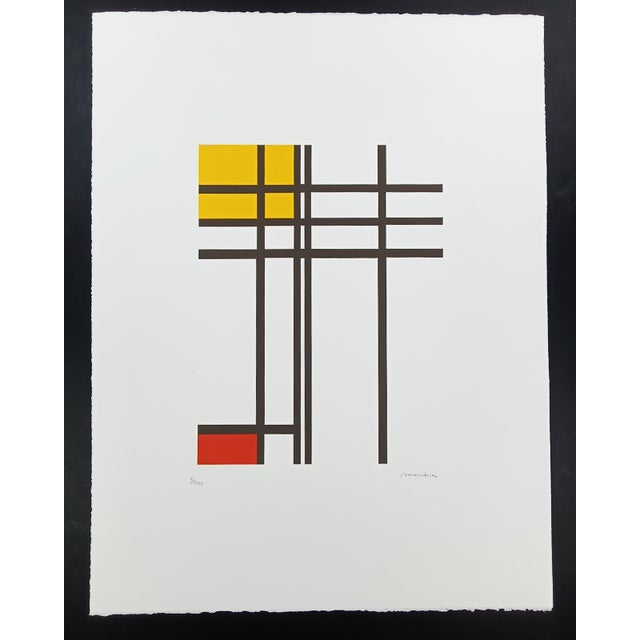 After Piet Mondrian, Composition, 1970s, Limited Edition Lithograph For Sale - Image 7 of 7