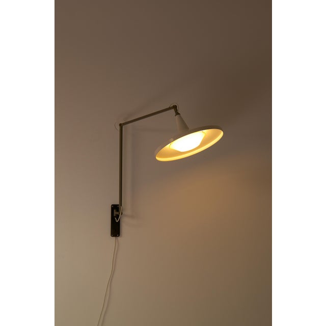 1950s Panama Wall Lamp by Wim Rietveld for Gispen, 1950s For Sale - Image 5 of 18